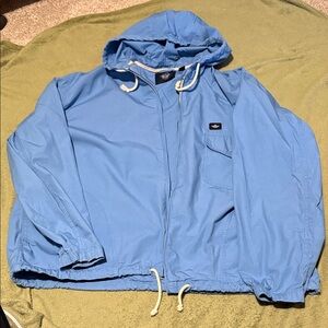 Dockers Light Blue Hooded Windbreaker